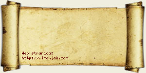 Hana Vićentijević vizit kartica